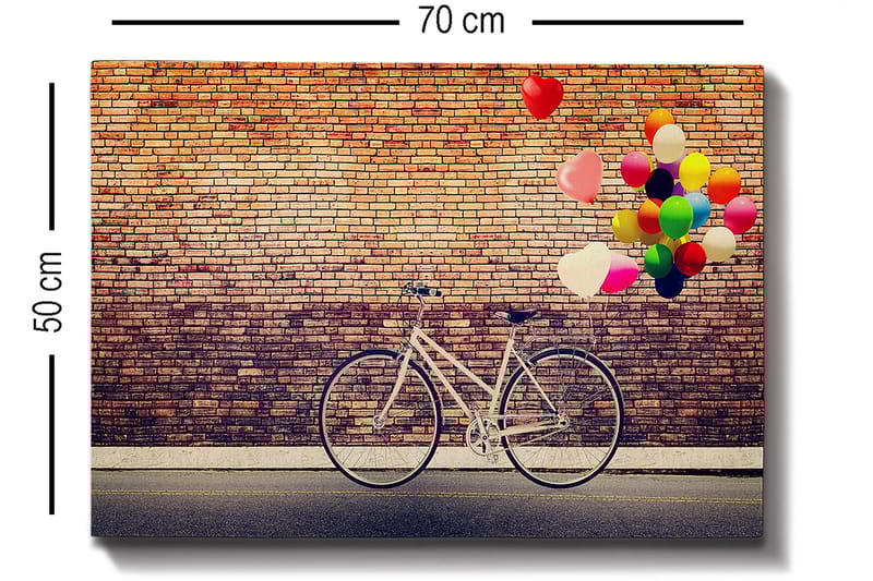 Dekorativ Canvastavla 50x70 cm - Flerfärgad - Inredning - Tavlor & konst - Canvastavlor