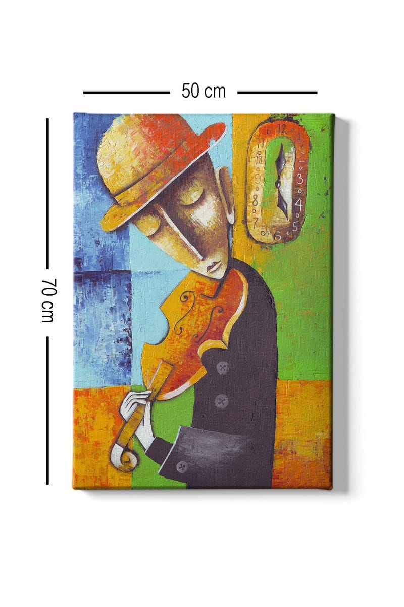 Dekorativ Canvastavla 50x70 cm - Flerfärgad - Inredning - Tavlor & konst - Canvastavlor