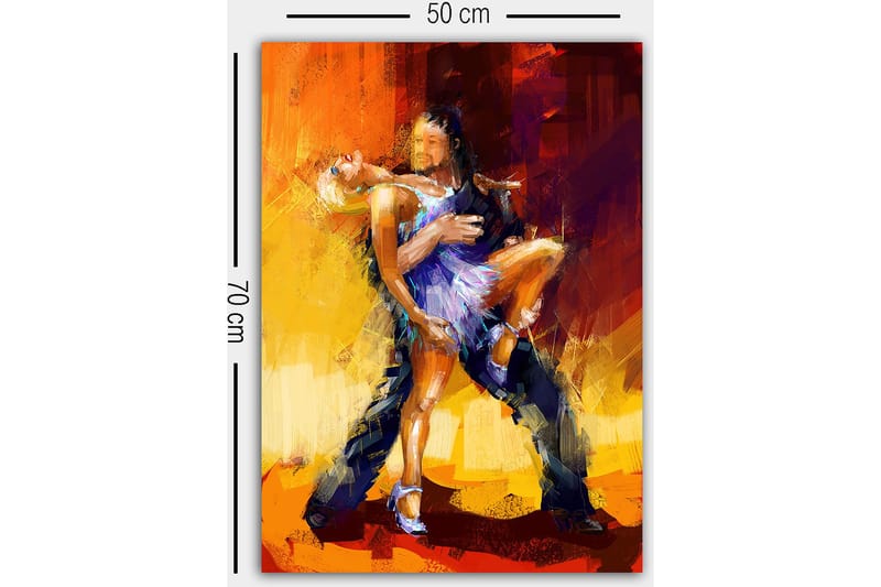 Dekorativ Canvastavla 50x70 cm - Flerfärgad - Inredning - Tavlor & konst - Canvastavlor