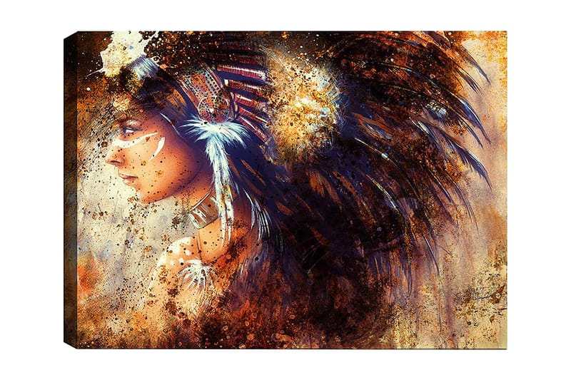 Dekorativ Canvastavla 50x70 cm, Flerfärgad