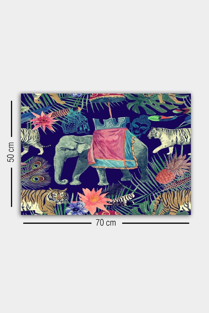 Dekorativ Canvastavla 50x70 cm - Flerfärgad - Inredning - Tavlor & konst - Canvastavlor