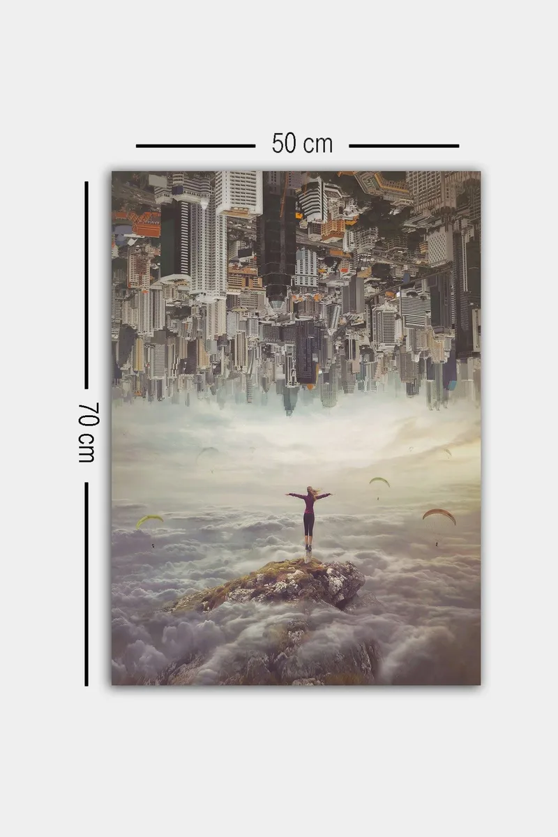 Dekorativ Canvastavla 50x70 cm - Flerfärgad - Inredning - Tavlor & konst - Canvastavlor