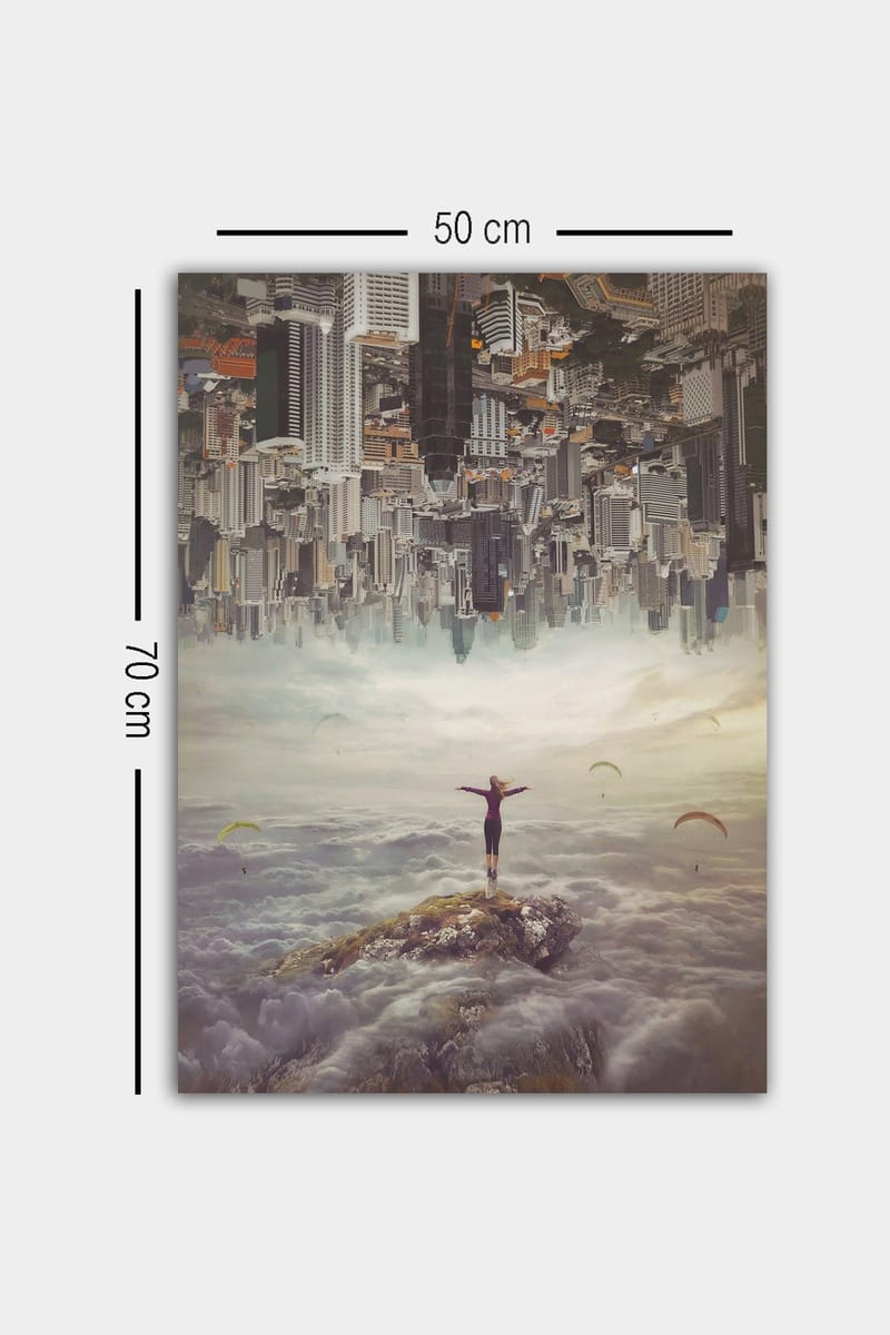 Dekorativ Canvastavla 50x70 cm - Flerfärgad - Inredning - Tavlor & konst - Canvastavlor