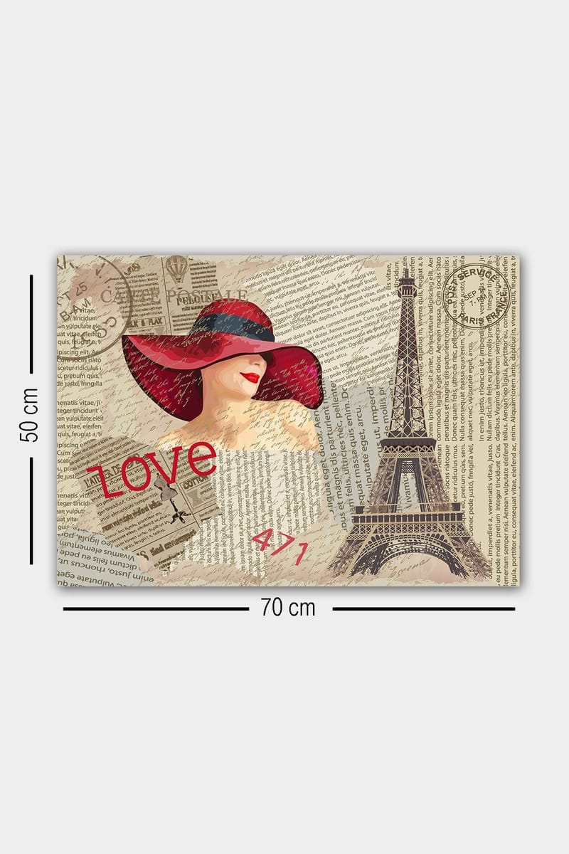 Dekorativ Canvastavla 50x70 cm - Flerfärgad - Inredning - Tavlor & konst - Canvastavlor