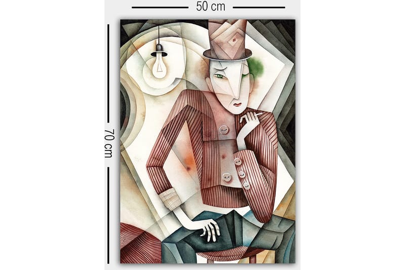 Dekorativ Canvastavla 50x70 cm - Flerfärgad - Inredning - Tavlor & konst - Canvastavlor