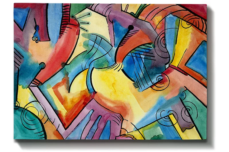 Dekorativ Canvastavla 50x70 cm - Flerfärgad - Inredning - Tavlor & konst - Canvastavlor