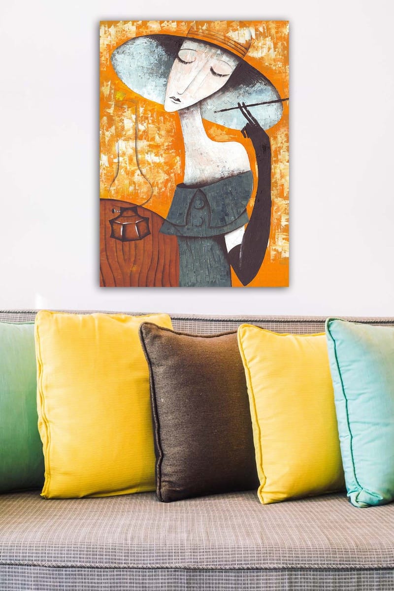 Dekorativ Canvastavla 50x70 cm - Flerfärgad - Inredning - Tavlor & konst - Canvastavlor