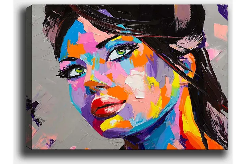 Dekorativ Canvastavla 50x70 cm - Flerfärgad - Inredning - Tavlor & konst - Canvastavlor