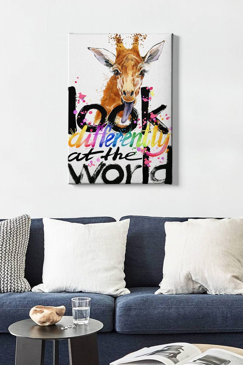 Dekorativ Canvastavla 50x70 cm - Flerfärgad - Inredning - Tavlor & konst - Canvastavlor