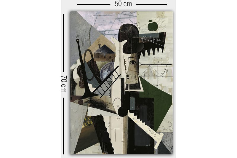 Dekorativ Canvastavla 50x70 cm - Flerfärgad - Inredning - Tavlor & konst - Canvastavlor