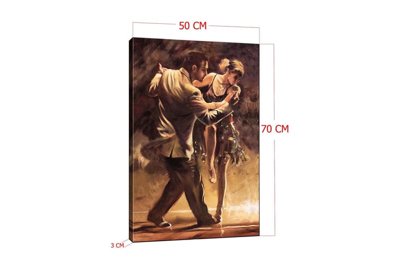 Dekorativ Canvastavla 50x70 cm - Flerfärgad - Inredning - Tavlor & konst - Canvastavlor