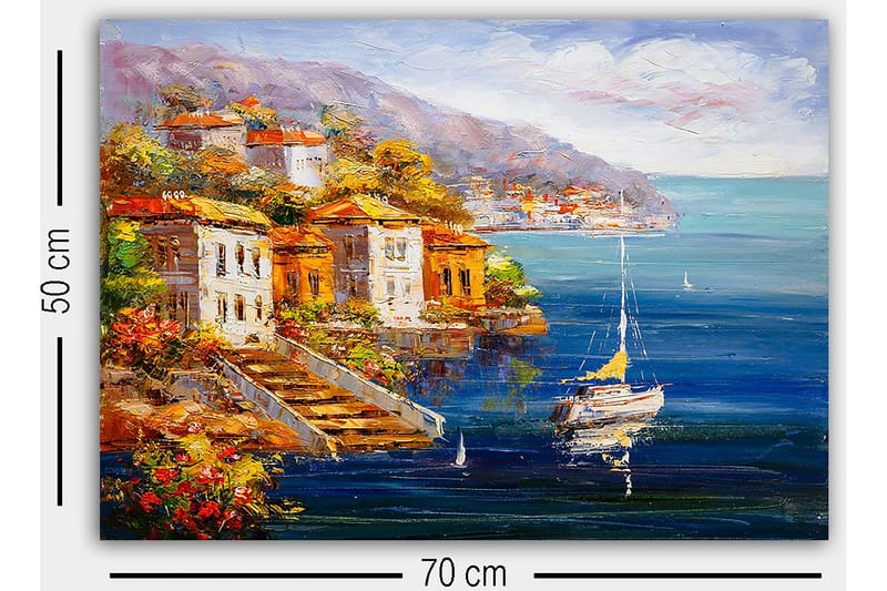 Dekorativ Canvastavla 50x70 cm - Flerfärgad - Inredning - Tavlor & konst - Canvastavlor