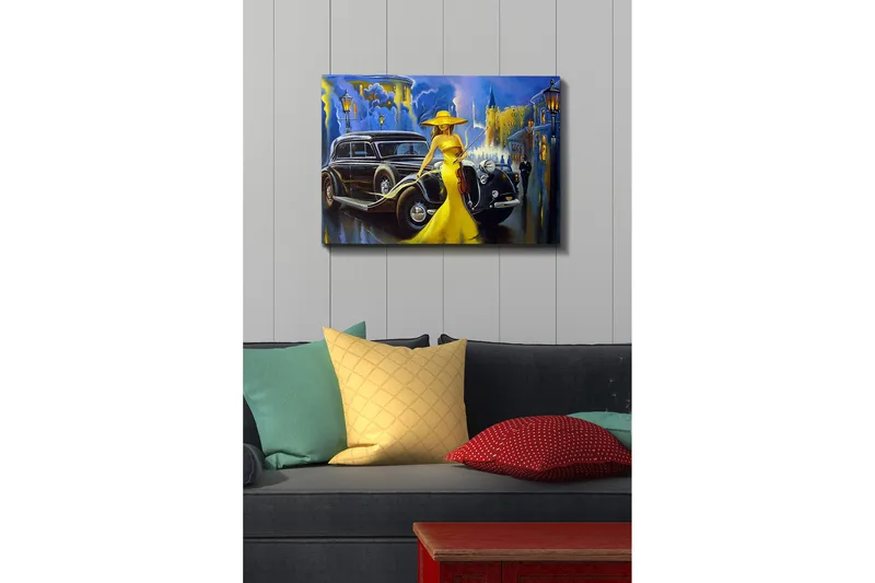 Dekorativ Canvastavla 50x70 cm - Flerfärgad - Inredning - Tavlor & konst - Canvastavlor