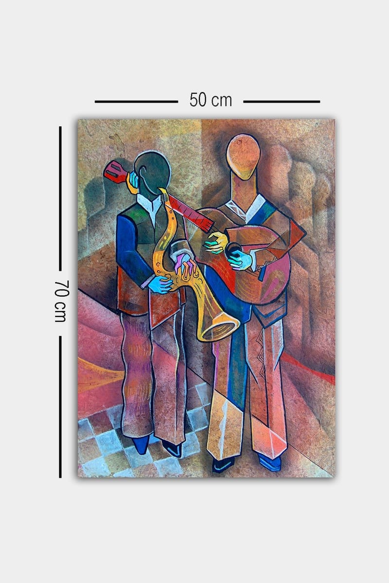 Dekorativ Canvastavla 50x70 cm - Flerfärgad - Inredning - Tavlor & konst - Canvastavlor