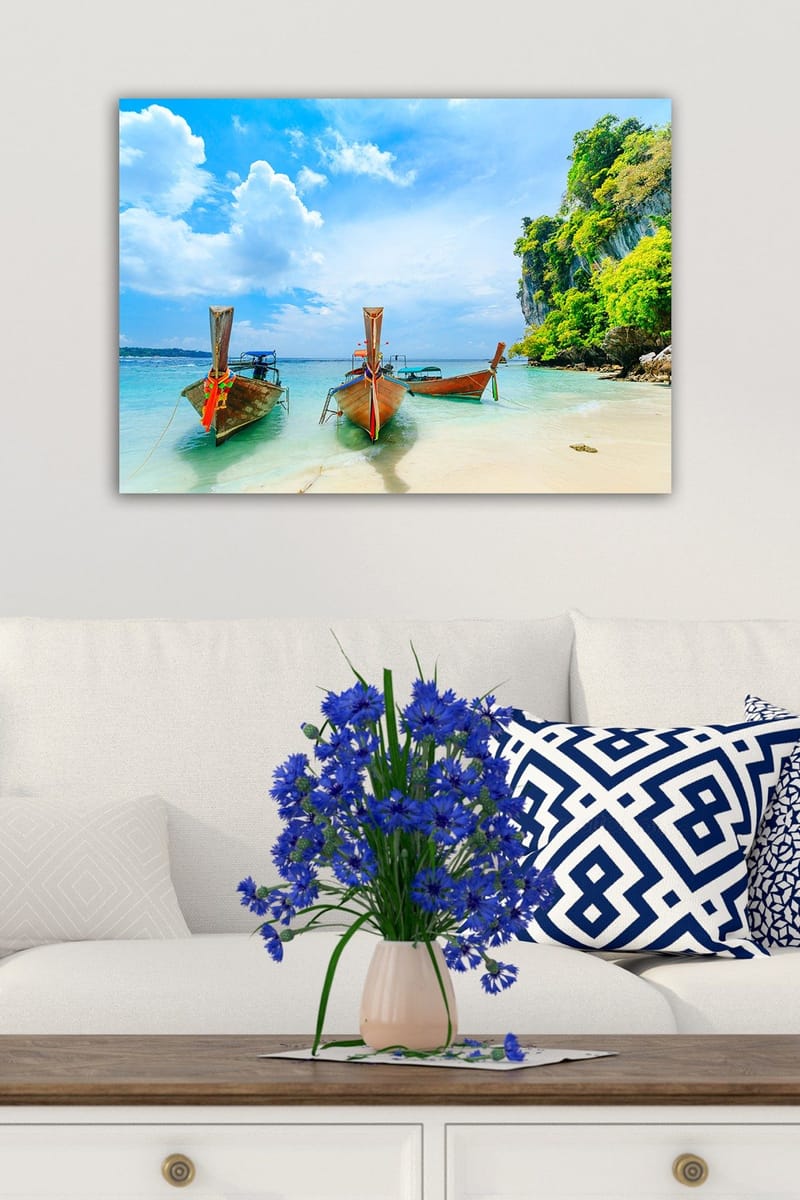 Dekorativ Canvastavla 50x70 cm - Flerfärgad - Inredning - Tavlor & konst - Canvastavlor