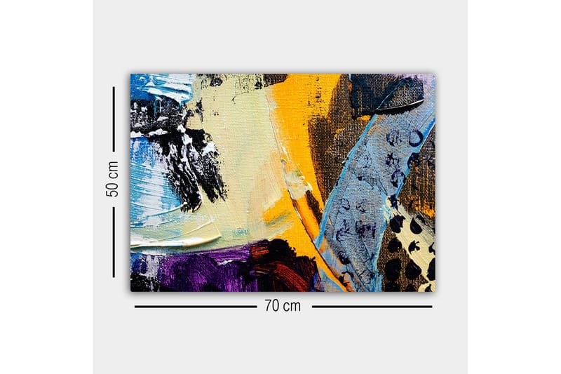 Dekorativ Canvastavla 50x70 cm - Flerfärgad - Inredning - Tavlor & konst - Canvastavlor