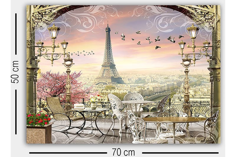 Dekorativ Canvastavla 50x70 cm - Flerfärgad - Inredning - Tavlor & konst - Canvastavlor