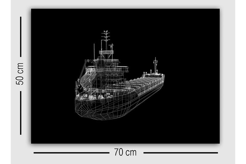 Dekorativ Canvastavla 50x70 cm - Flerfärgad - Inredning - Tavlor & konst - Canvastavlor