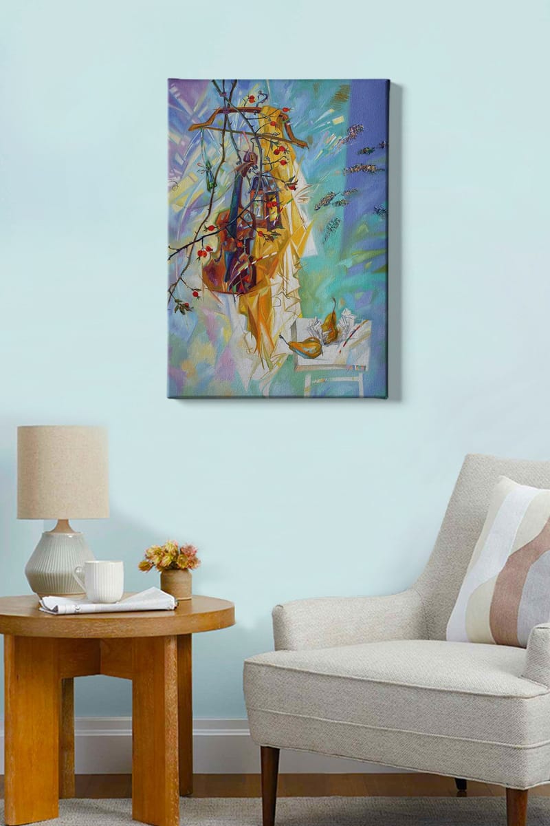 Dekorativ Canvastavla 50x70 cm - Flerfärgad - Inredning - Tavlor & konst - Canvastavlor