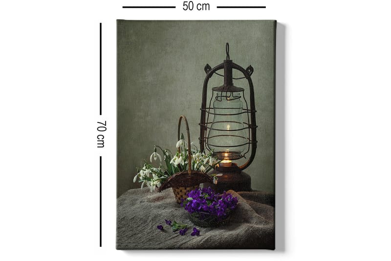 Dekorativ Canvastavla 50x70 cm - Flerfärgad - Inredning - Tavlor & konst - Canvastavlor