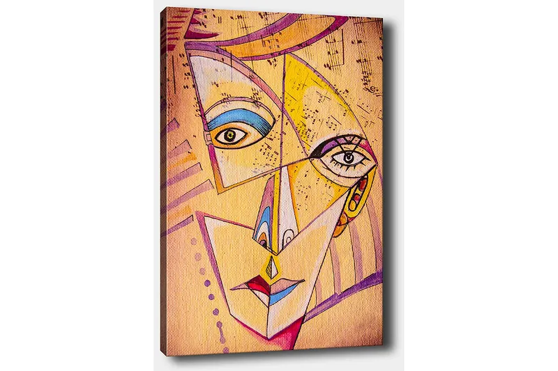 Dekorativ Canvastavla 50x70 cm - Flerfärgad - Inredning - Tavlor & konst - Canvastavlor