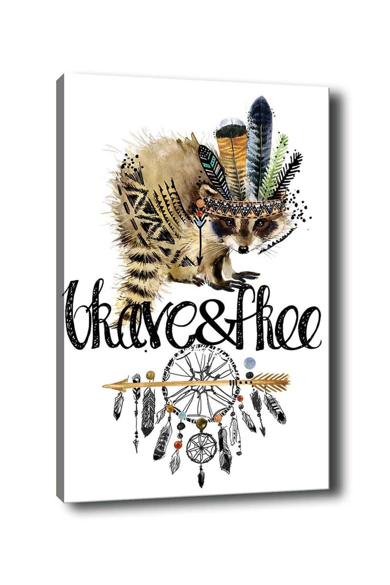 Dekorativ Canvastavla 50x70 cm, Flerfärgad