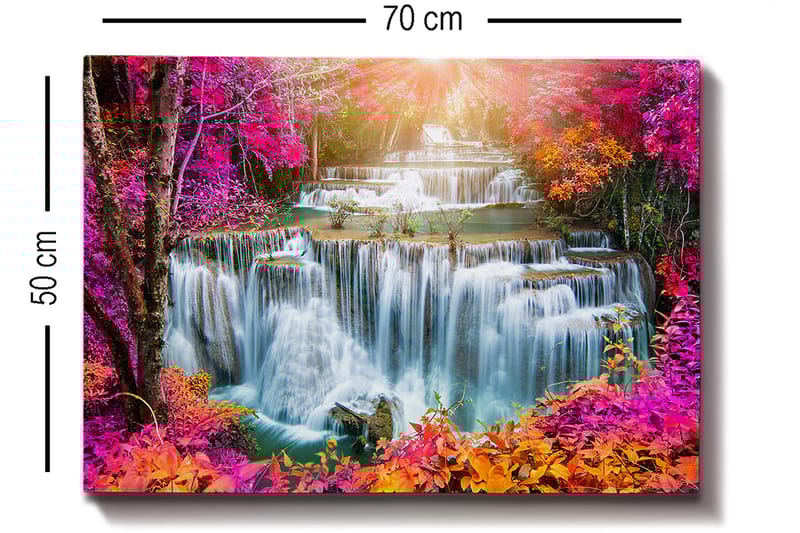 Dekorativ Canvastavla 50x70 cm - Flerfärgad - Inredning - Tavlor & konst - Canvastavlor