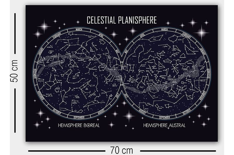 Dekorativ Canvastavla 50x70 cm - Flerfärgad - Inredning - Tavlor & konst - Canvastavlor