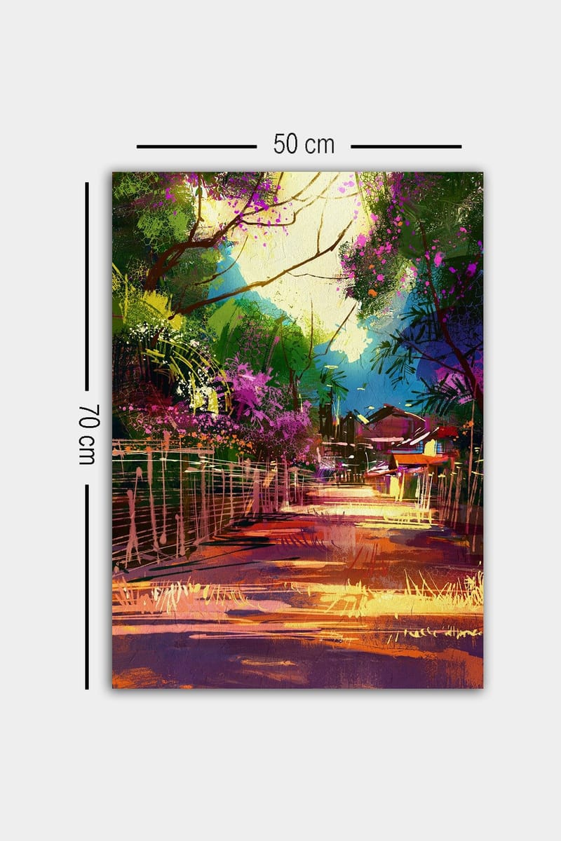 Dekorativ Canvastavla 50x70 cm - Flerfärgad - Inredning - Tavlor & konst - Canvastavlor