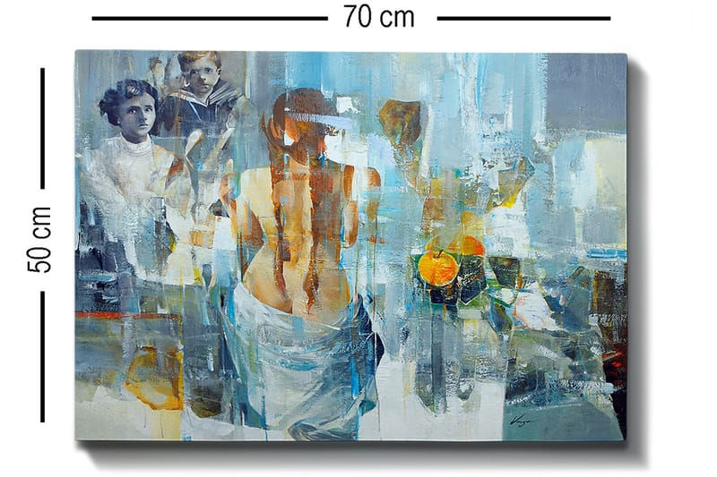 Dekorativ Canvastavla 50x70 cm - Flerfärgad - Inredning - Tavlor & konst - Canvastavlor