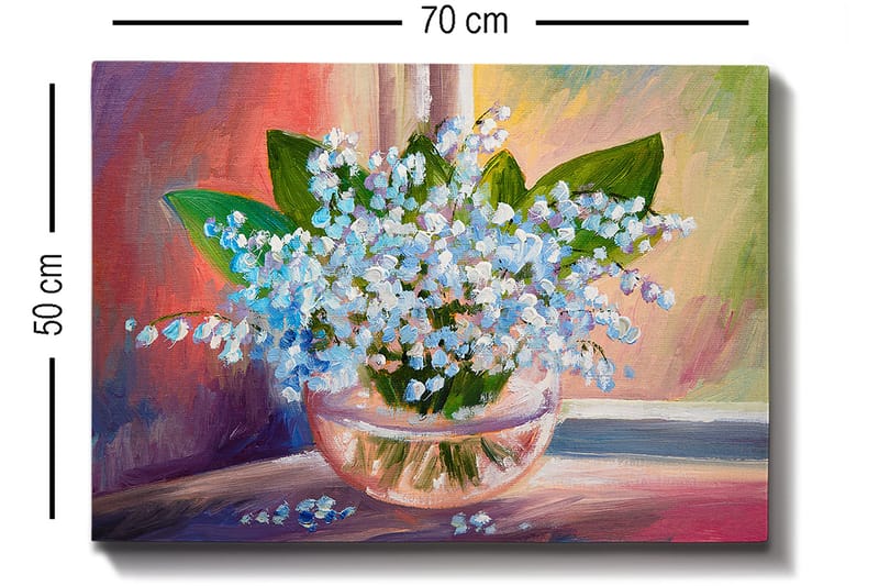 Dekorativ Canvastavla 50x70 cm - Flerfärgad - Inredning - Tavlor & konst - Canvastavlor