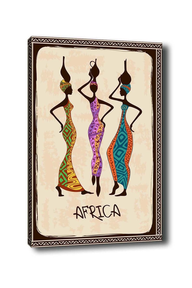 Dekorativ Canvastavla 50x70 cm, Flerfärgad