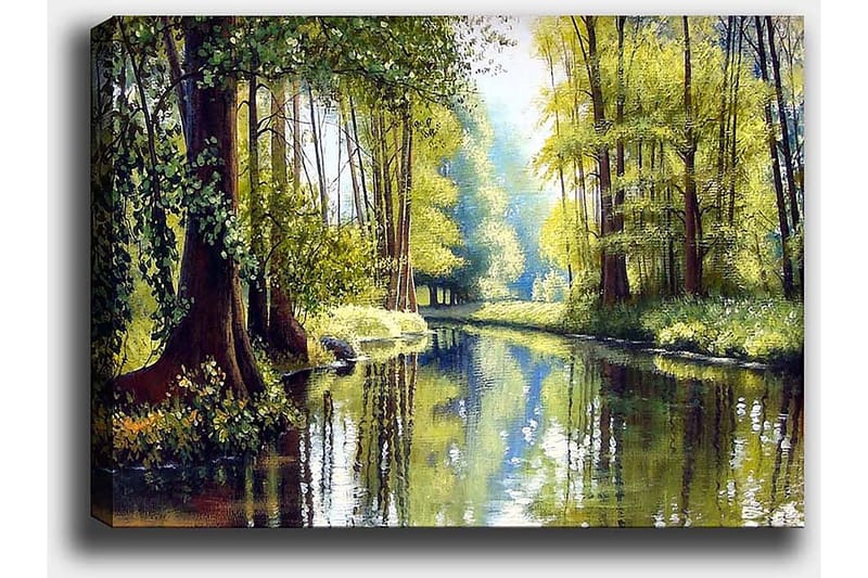 Dekorativ Canvastavla 50x70 cm - Flerfärgad - Inredning - Tavlor & konst - Canvastavlor