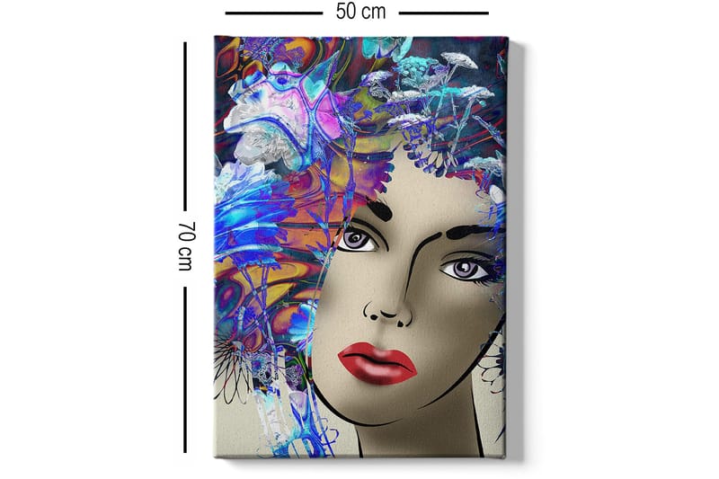 Dekorativ Canvastavla 50x70 cm - Flerfärgad - Inredning - Tavlor & konst - Canvastavlor