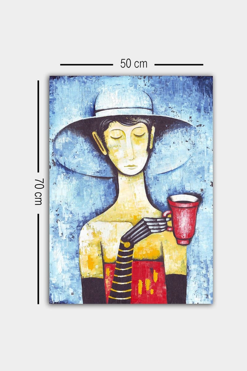 Dekorativ Canvastavla 50x70 cm - Flerfärgad - Inredning - Tavlor & konst - Canvastavlor