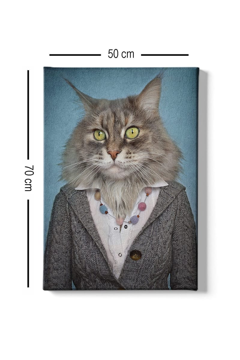 Dekorativ Canvastavla 50x70 cm - Flerfärgad - Inredning - Tavlor & konst - Canvastavlor