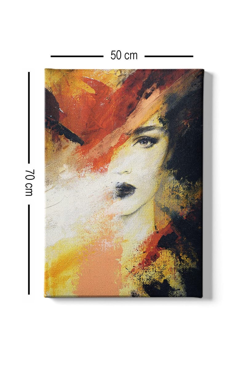 Dekorativ Canvastavla 50x70 cm - Flerfärgad - Inredning - Tavlor & konst - Canvastavlor