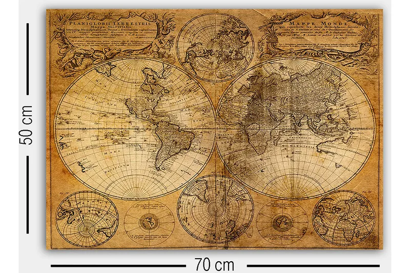 Dekorativ Canvastavla 50x70 cm - Flerfärgad - Inredning - Tavlor & konst - Canvastavlor