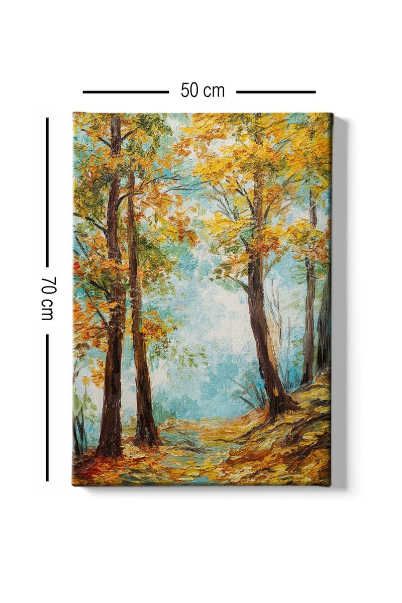 Dekorativ Canvastavla 50x70 cm - Flerfärgad - Inredning - Tavlor & konst - Canvastavlor