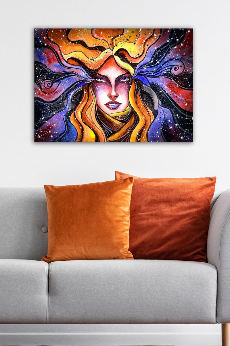 Dekorativ Canvastavla 50x70 cm - Flerfärgad - Inredning - Tavlor & konst - Canvastavlor