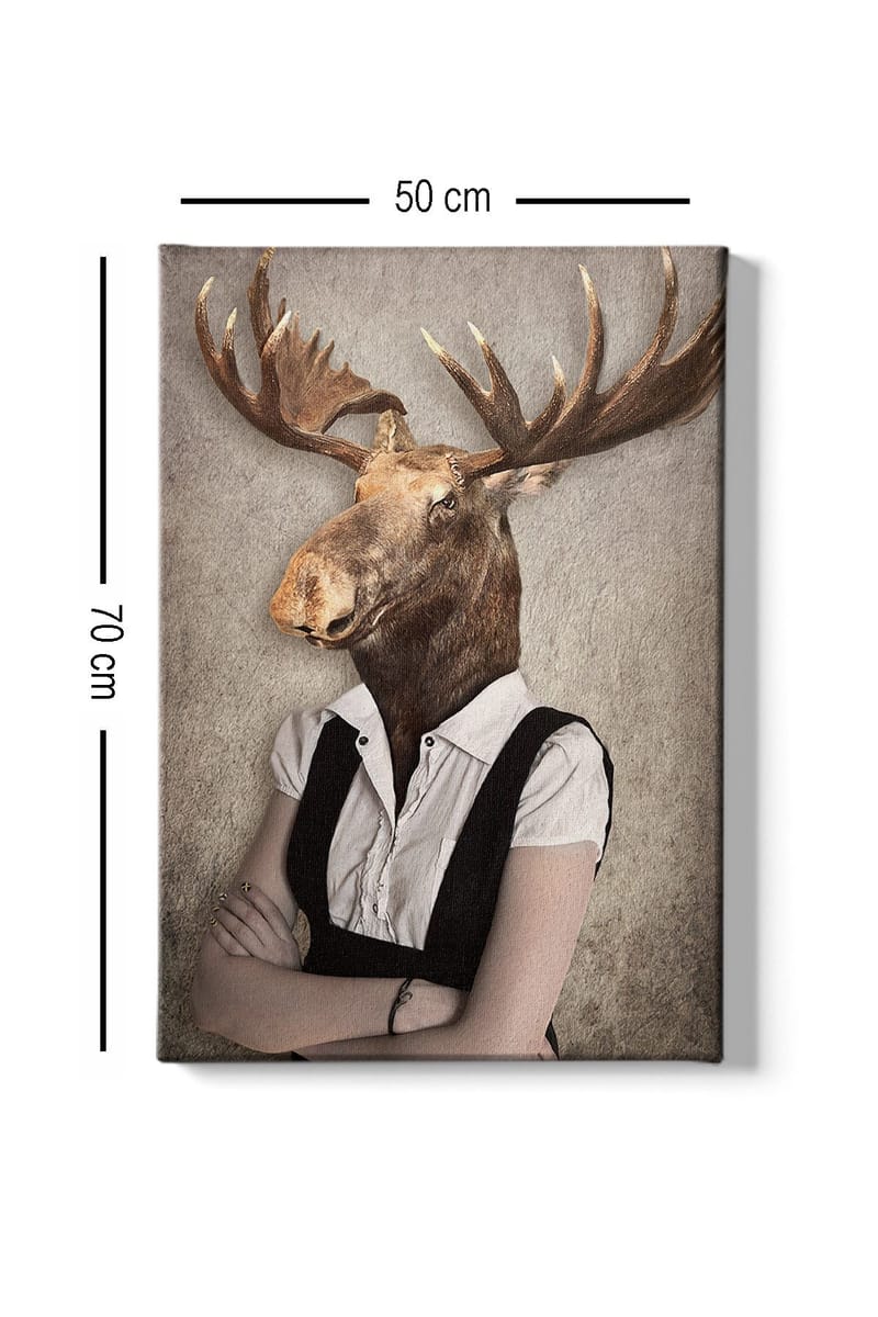 Dekorativ Canvastavla 50x70 cm - Flerfärgad - Inredning - Tavlor & konst - Canvastavlor