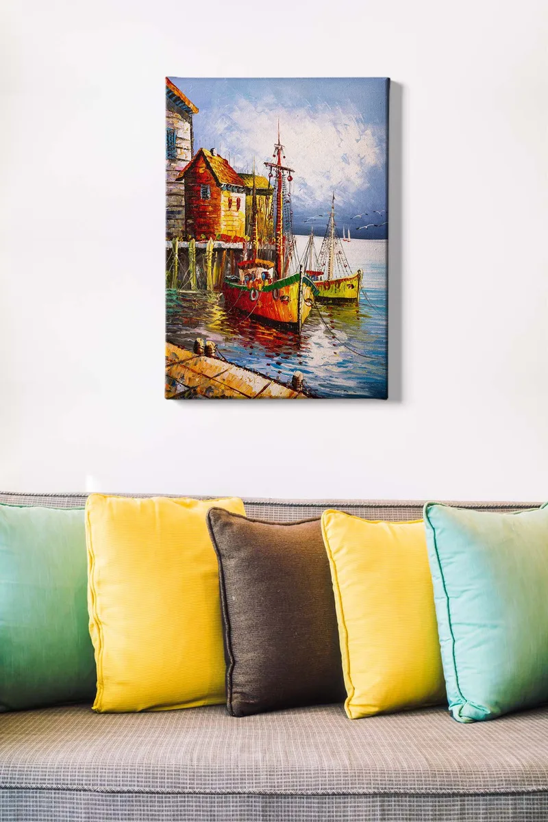 Dekorativ Canvastavla 50x70 cm - Flerfärgad - Inredning - Tavlor & konst - Canvastavlor