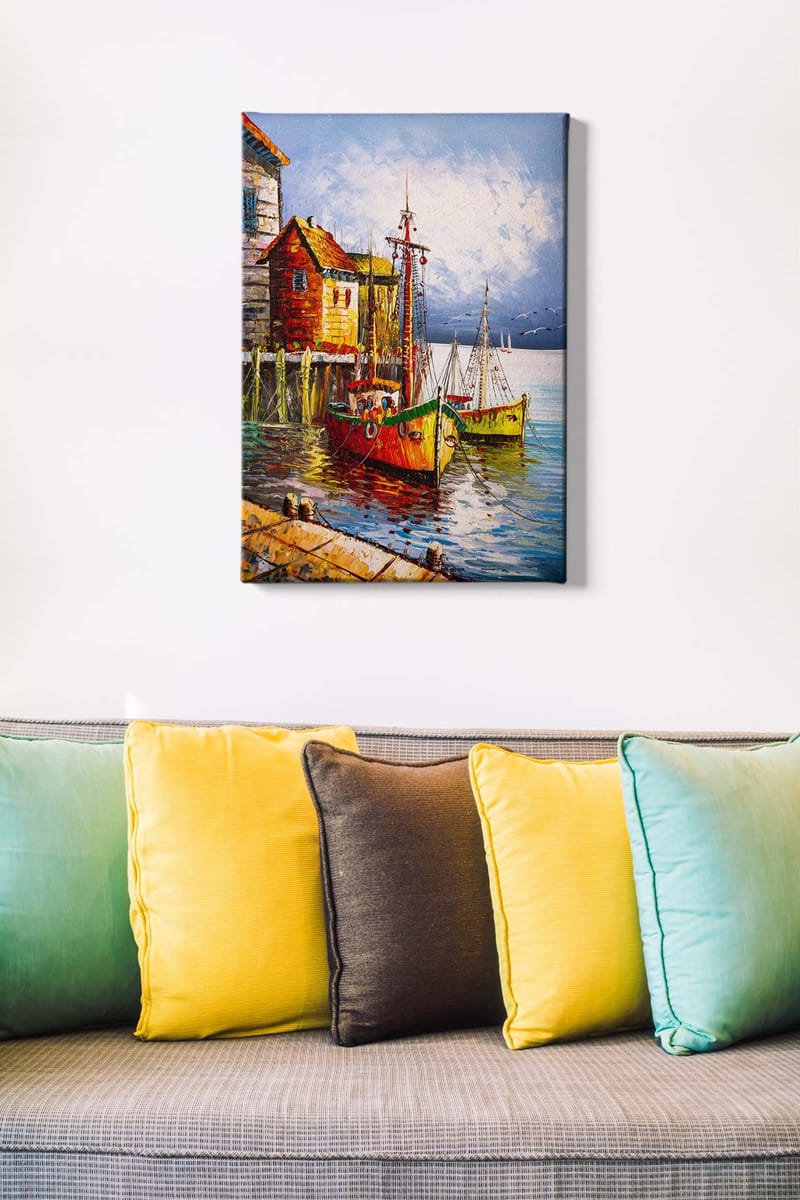 Dekorativ Canvastavla 50x70 cm - Flerfärgad - Inredning - Tavlor & konst - Canvastavlor