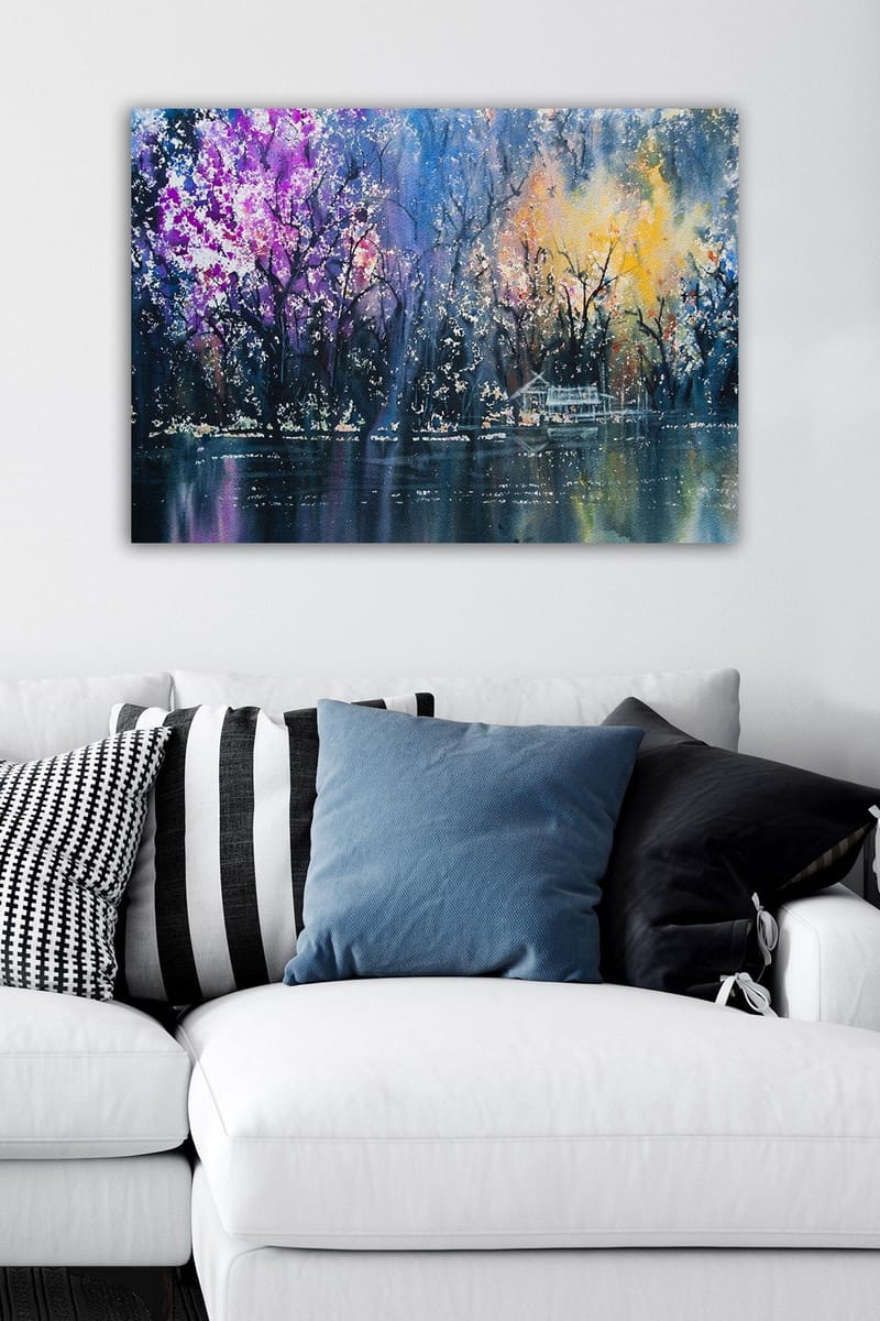 Dekorativ Canvastavla 50x70 cm - Flerfärgad - Inredning - Tavlor & konst - Canvastavlor