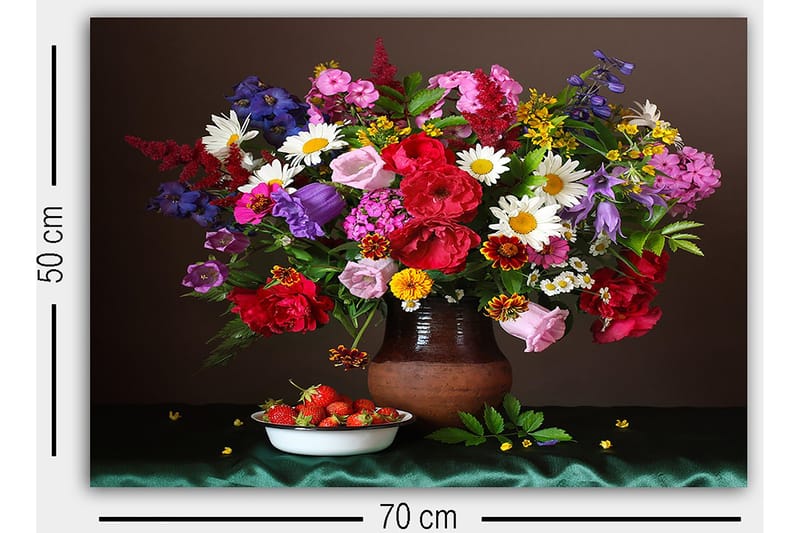 Dekorativ Canvastavla 50x70 cm - Flerfärgad - Inredning - Tavlor & konst - Canvastavlor