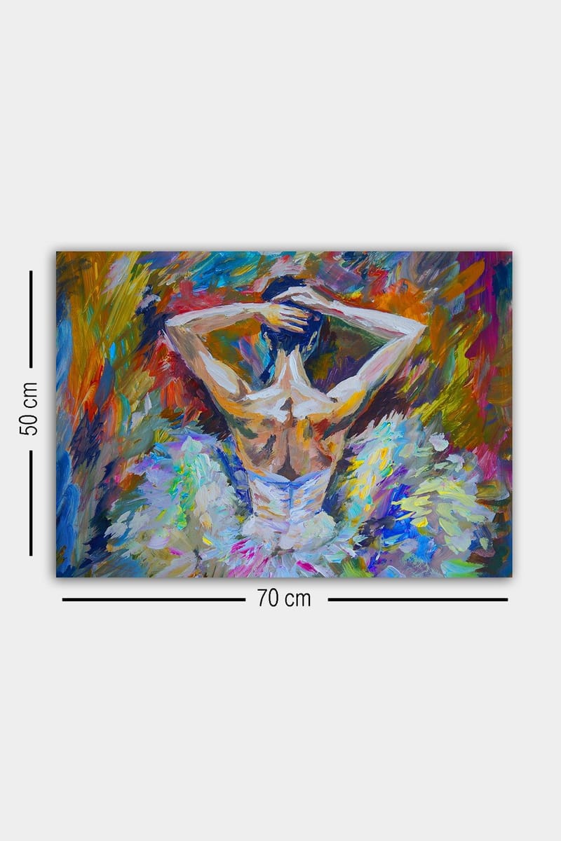 Dekorativ Canvastavla 50x70 cm - Flerfärgad - Inredning - Tavlor & konst - Canvastavlor