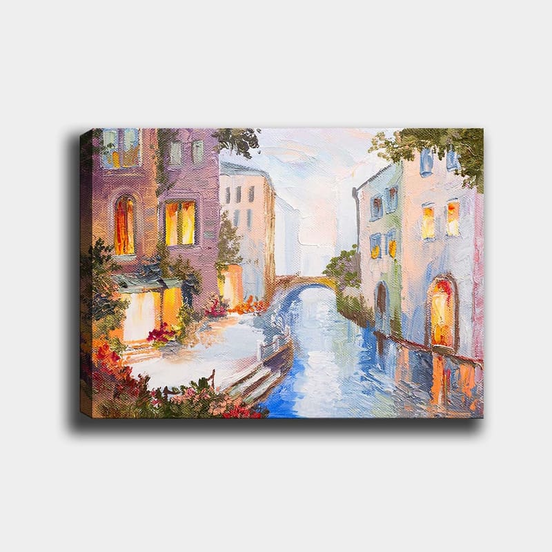 Dekorativ Canvastavla 70x100 cm - Flerfärgad - Inredning - Tavlor & konst - Canvastavlor