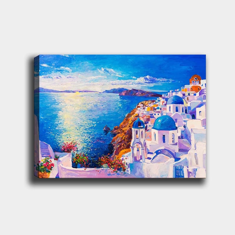 Dekorativ Canvastavla 70x100 cm - Flerfärgad - Inredning - Tavlor & konst - Canvastavlor
