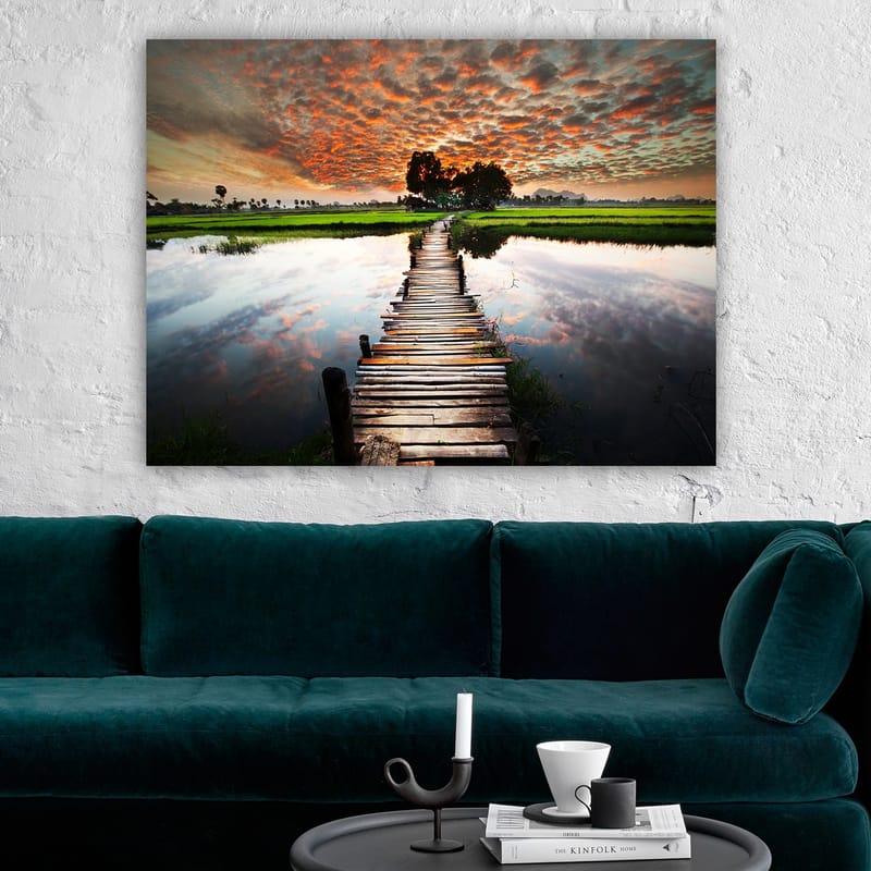 Dekorativ Canvastavla 70x100 cm - Flerfärgad - Inredning - Tavlor & konst - Canvastavlor