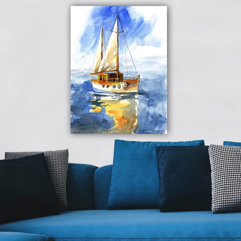 Dekorativ Canvastavla 70x100 cm - Flerfärgad - Inredning - Tavlor & konst - Canvastavlor